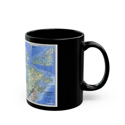 Canada (1985) (Map) Black Coffee Mug - Go Mug Yourself