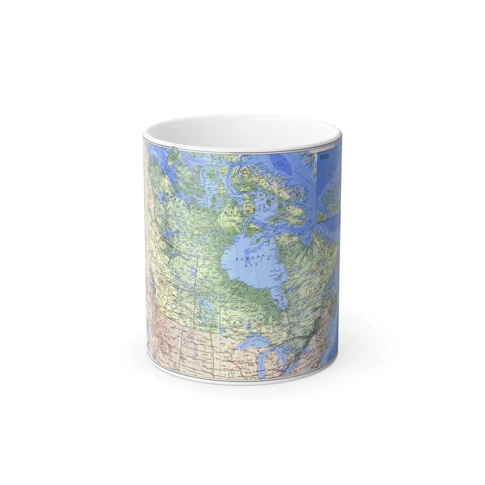 Canada (1985) (Map) Color Changing Mug 11oz-11oz-Go Mug Yourself