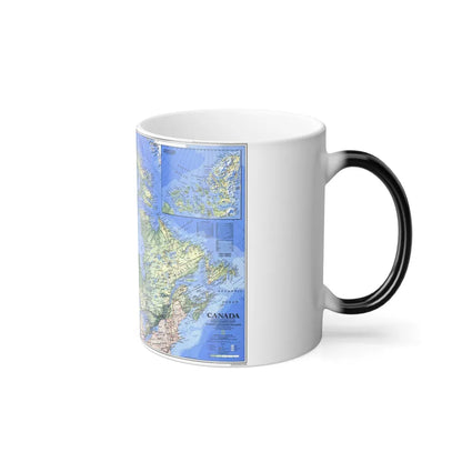 Canada (1985) (Map) Color Changing Mug 11oz-Go Mug Yourself