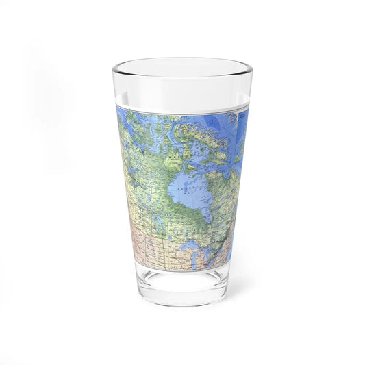 Canada (1985) (Map) Pint Glass 16oz-16oz-Go Mug Yourself