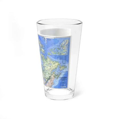 Canada (1985) (Map) Pint Glass 16oz - Go Mug Yourself