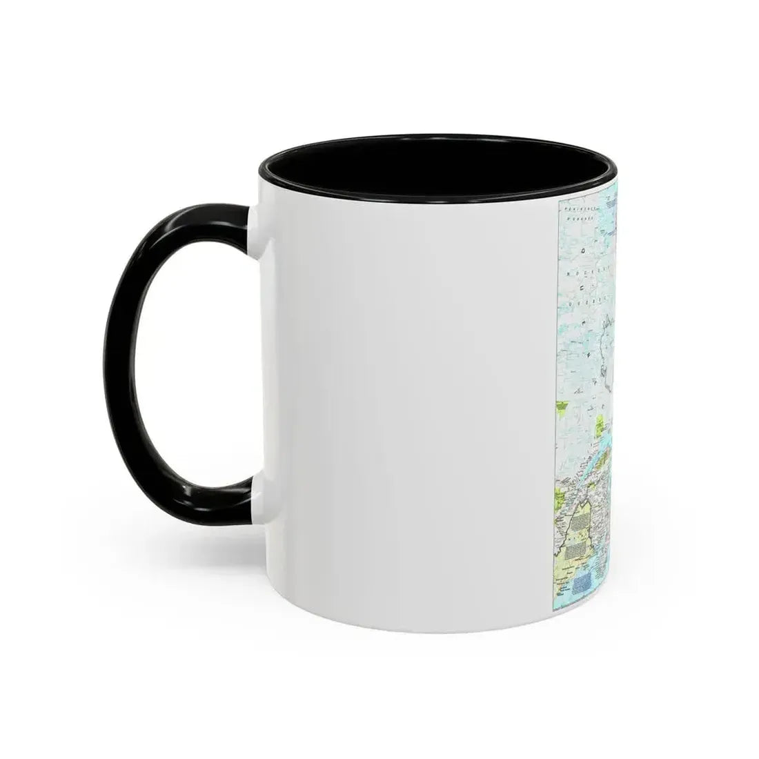 Canada - Atlantic 1 (1992) (Map) Accent Coffee Mug - Go Mug Yourself