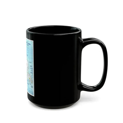 Canada - Atlantic 1 (1992) (Map) Black Coffee Mug - Go Mug Yourself