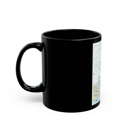 Canada - Atlantic 1 (1992) (Map) Black Coffee Mug-Go Mug Yourself