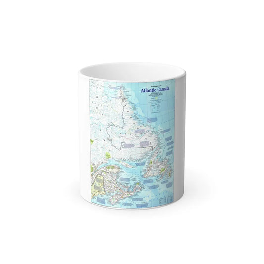 Canada - Atlantic 1 (1992) (Map) Color Changing Mug 11oz-11oz-Go Mug Yourself