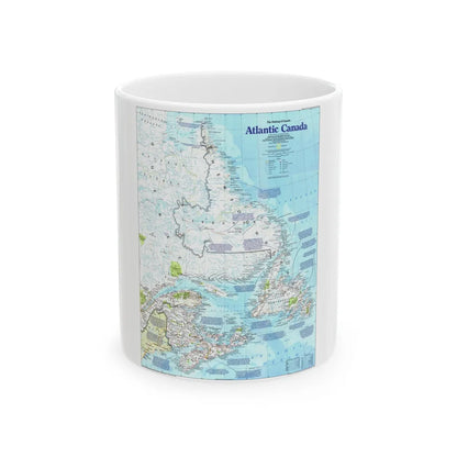 Canada - Atlantic 1 (1992) (Map) White Coffee Mug-11oz-Go Mug Yourself