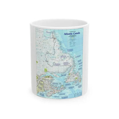 Canada - Atlantic 1 (1992) (Map) White Coffee Mug 11oz - Go Mug Yourself