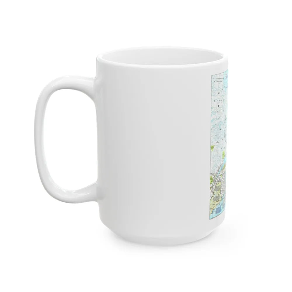 Canada - Atlantic 1 (1992) (Map) White Coffee Mug-Go Mug Yourself