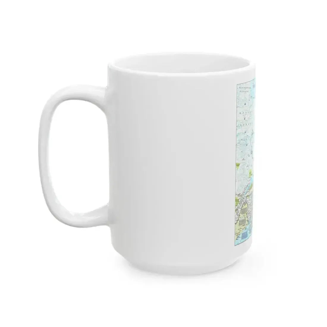 Canada - Atlantic 1 (1992) (Map) White Coffee Mug - Go Mug Yourself