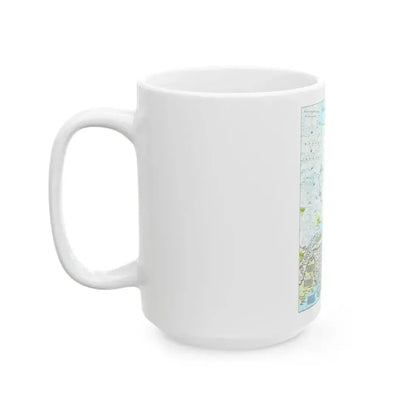 Canada - Atlantic 1 (1992) (Map) White Coffee Mug - Go Mug Yourself