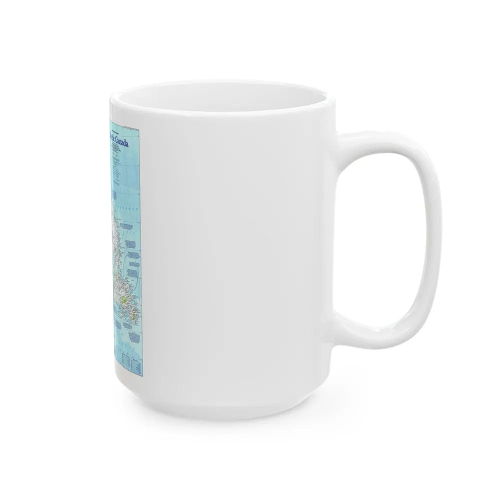 Canada - Atlantic 1 (1992) (Map) White Coffee Mug-Go Mug Yourself