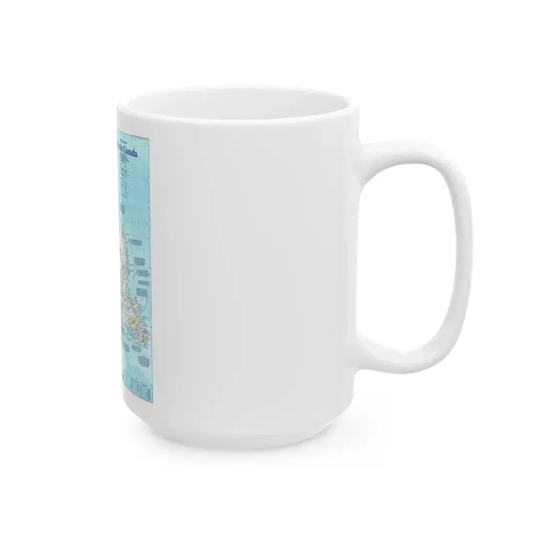 Canada - Atlantic 1 (1992) (Map) White Coffee Mug - Go Mug Yourself