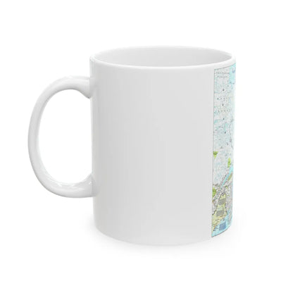 Canada - Atlantic 1 (1992) (Map) White Coffee Mug-Go Mug Yourself