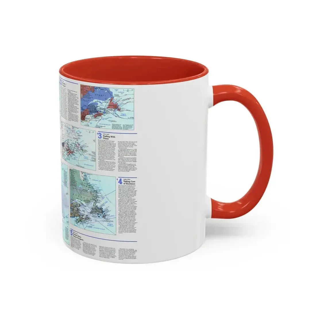 Canada - Atlantic 2 (1993) (Map) Accent Coffee Mug - Go Mug Yourself