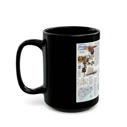 Canada - Atlantic 2 (1993) (Map) Black Coffee Mug - Go Mug Yourself