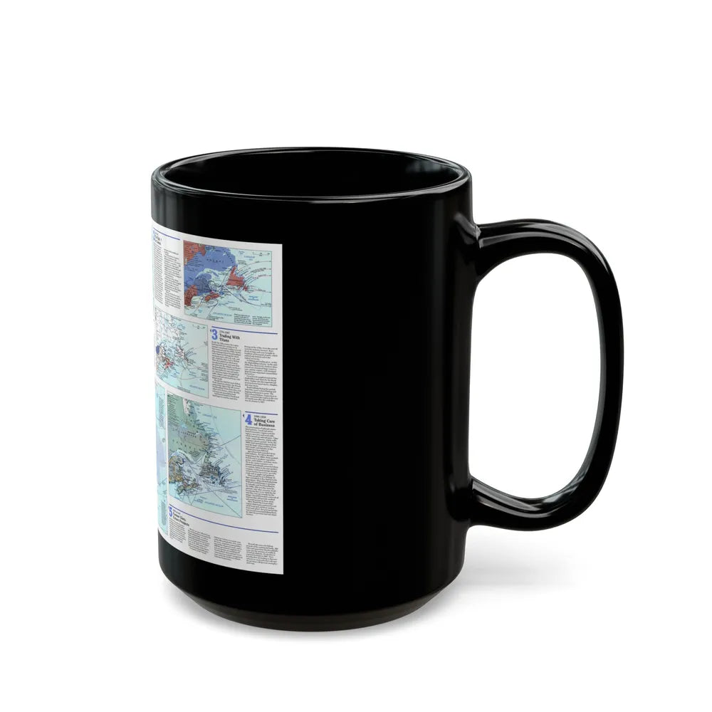 Canada - Atlantic 2 (1993) (Map) Black Coffee Mug-Go Mug Yourself