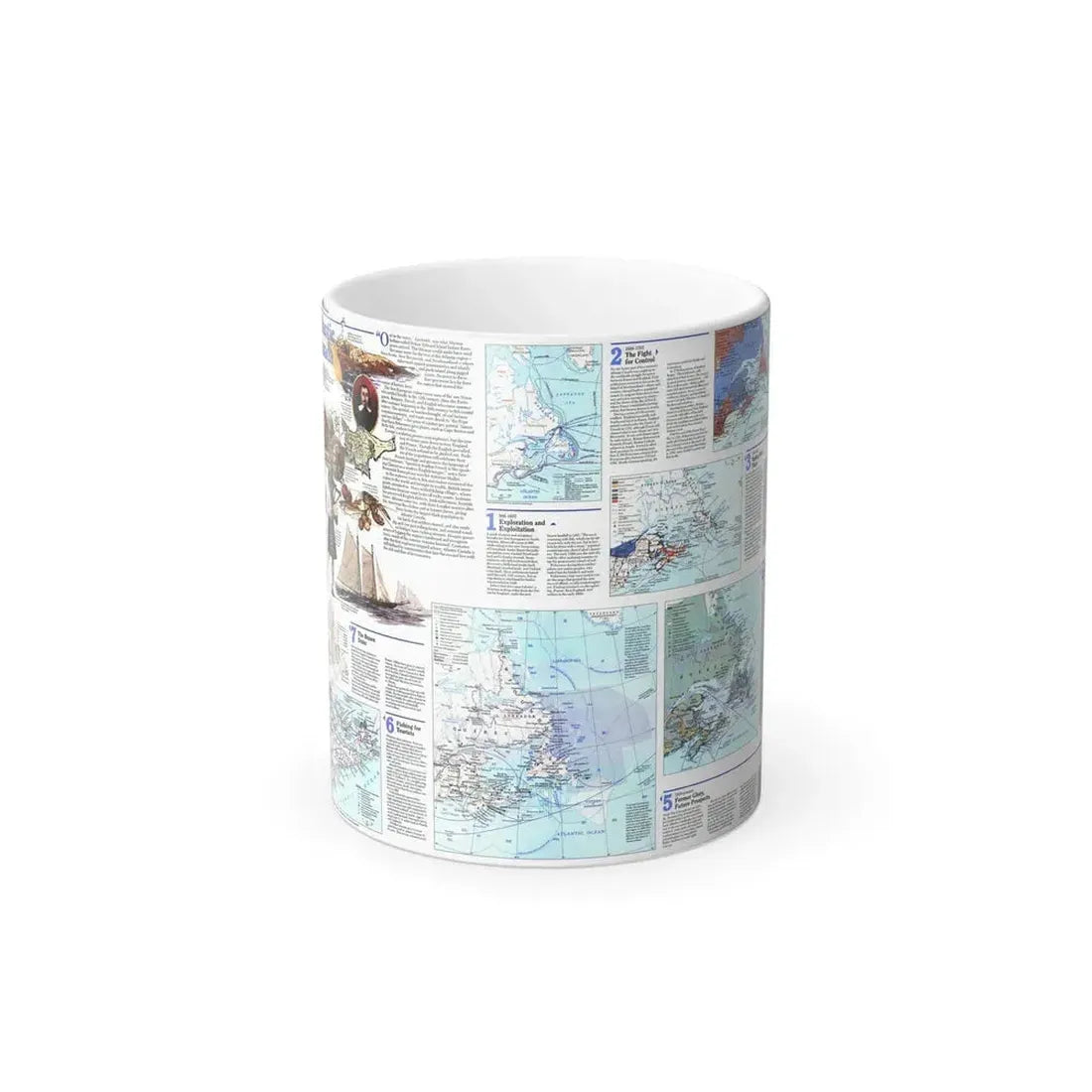 Canada - Atlantic 2 (1993) (Map) Color Changing Mug 11oz Default Title 11oz - Go Mug Yourself