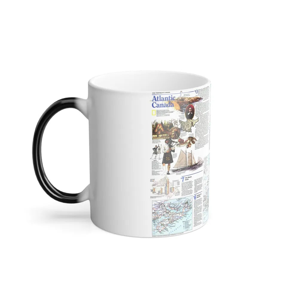 Canada - Atlantic 2 (1993) (Map) Color Changing Mug 11oz-Go Mug Yourself