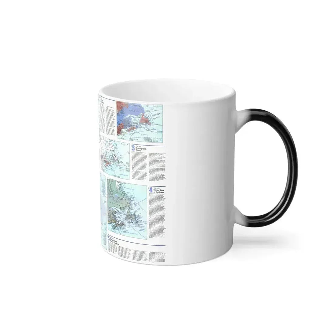 Canada - Atlantic 2 (1993) (Map) Color Changing Mug 11oz - Go Mug Yourself