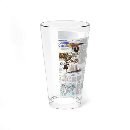 Canada - Atlantic 2 (1993) (Map) Pint Glass 16oz-Go Mug Yourself