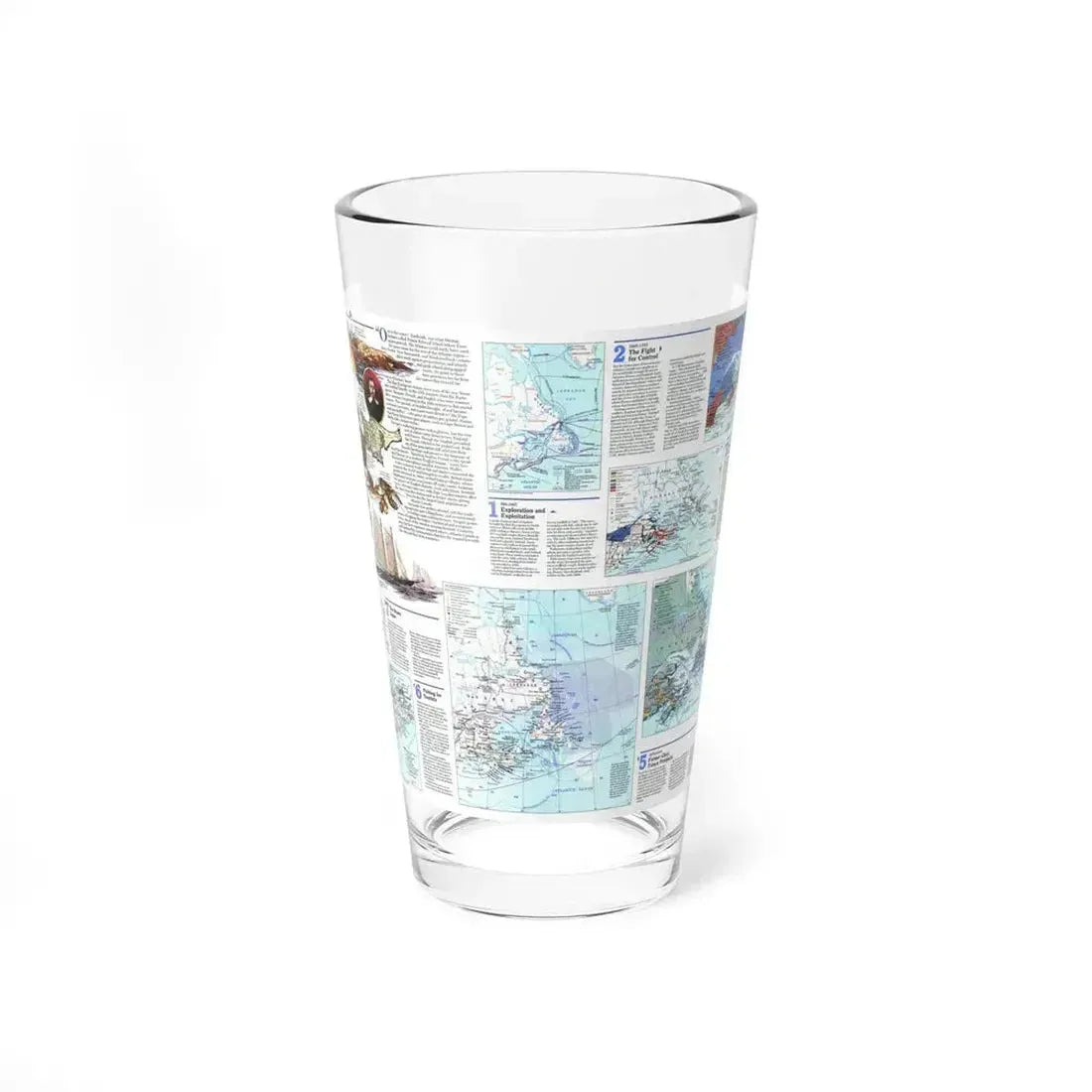 Canada - Atlantic 2 (1993) (Map) Pint Glass 16oz - Go Mug Yourself