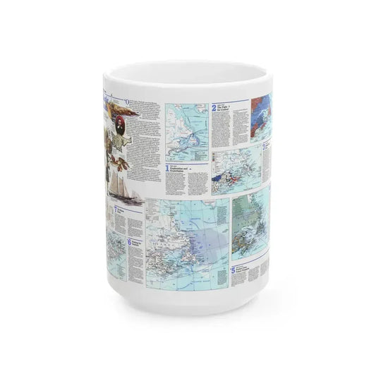 Canada - Atlantic 2 (1993) (Map) White Coffee Mug 15oz - Go Mug Yourself
