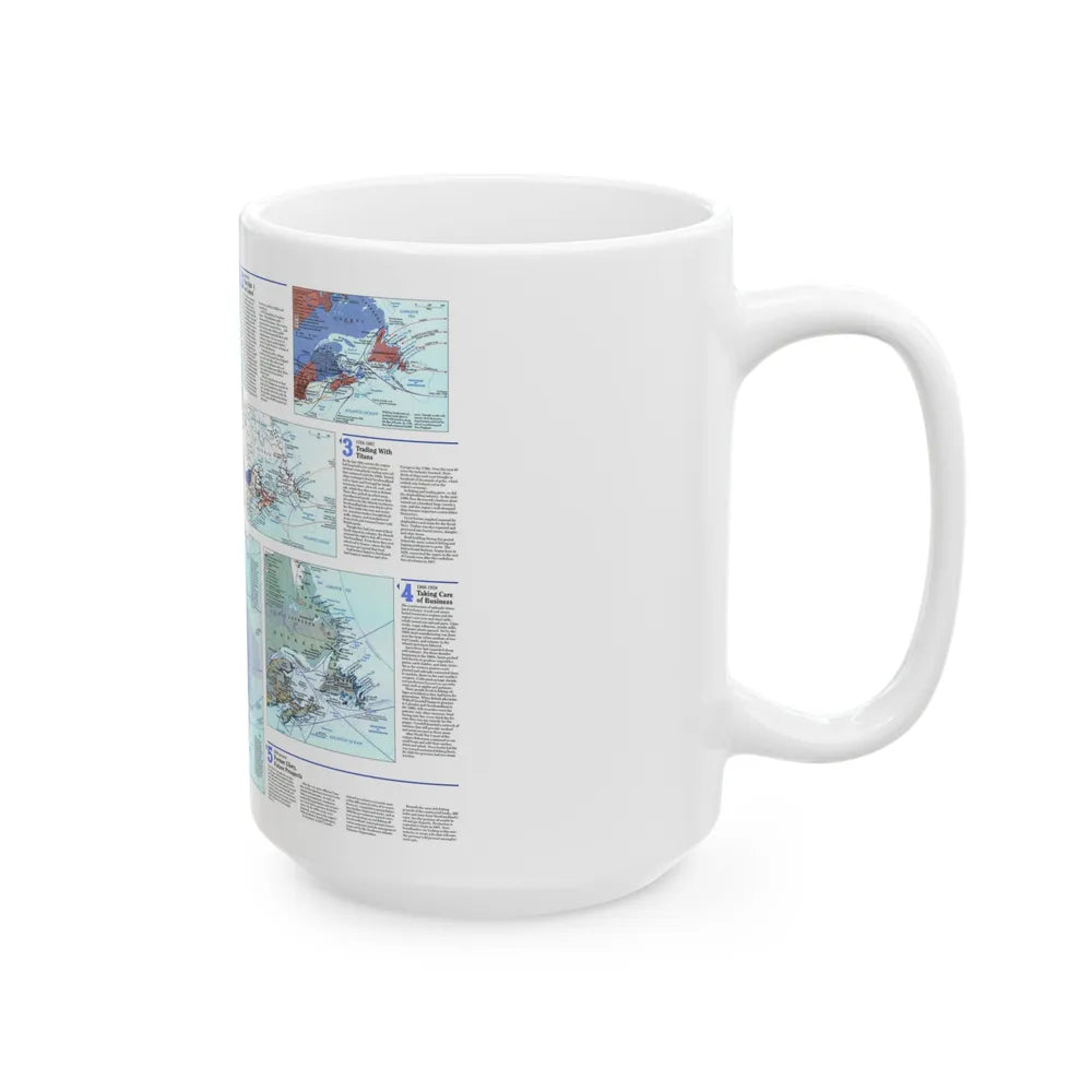 Canada - Atlantic 2 (1993) (Map) White Coffee Mug-Go Mug Yourself