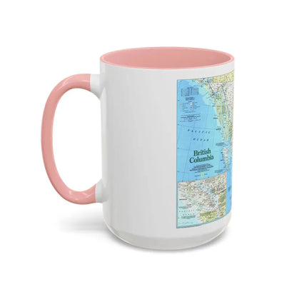 Canada - British Columbia 1 (1992) (Map) Accent Coffee Mug - Go Mug Yourself