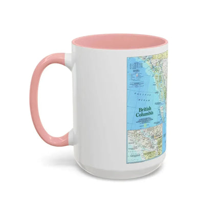 Canada - British Columbia 1 (1992) (Map) Accent Coffee Mug - Go Mug Yourself