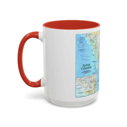 Canada - British Columbia 1 (1992) (Map) Accent Coffee Mug - Go Mug Yourself