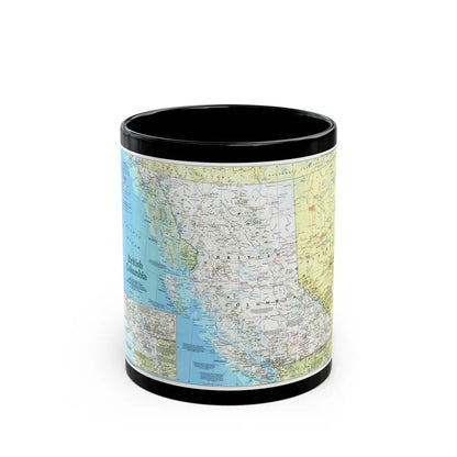 Canada - British Columbia 1 (1992) (Map) Black Coffee Mug-11oz-Go Mug Yourself