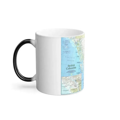 Canada - British Columbia 1 (1992) (Map) Color Changing Mug 11oz - Go Mug Yourself