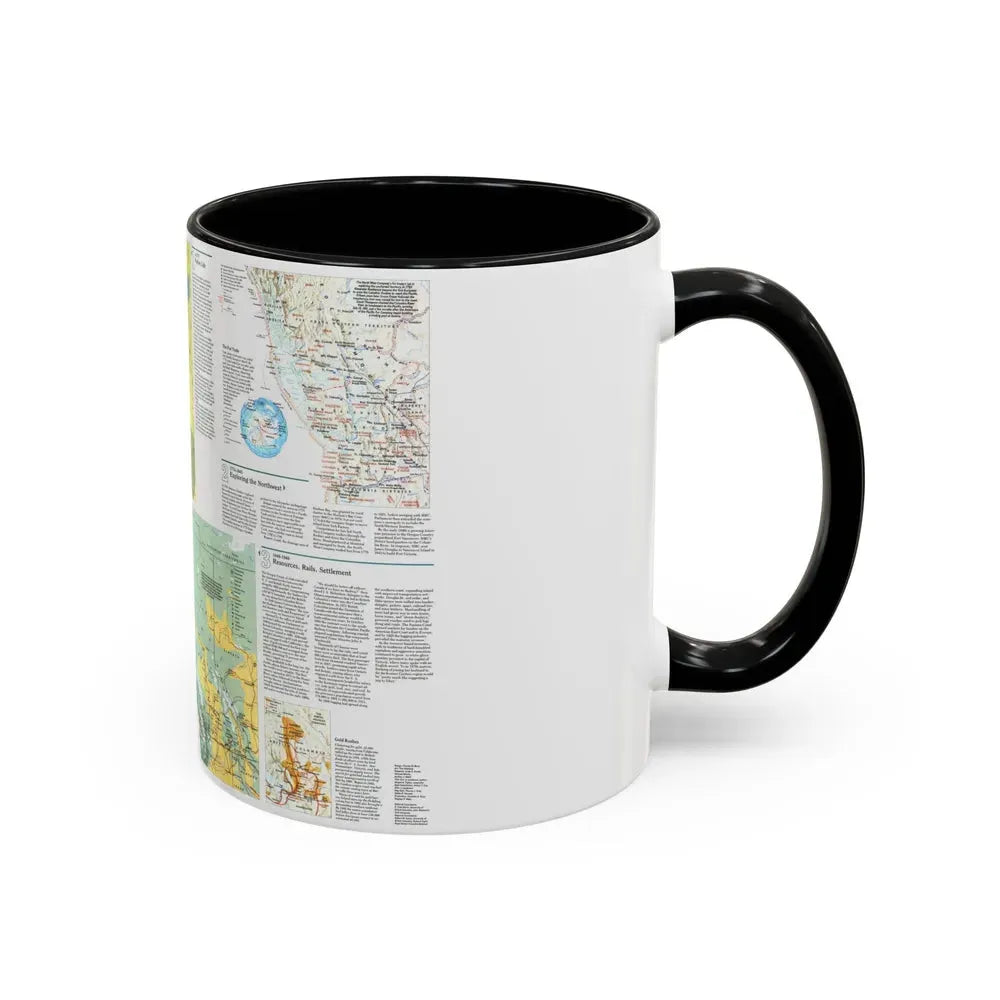 Canada - British Columbia 2 (1992) (Map) Accent Coffee Mug - Go Mug Yourself