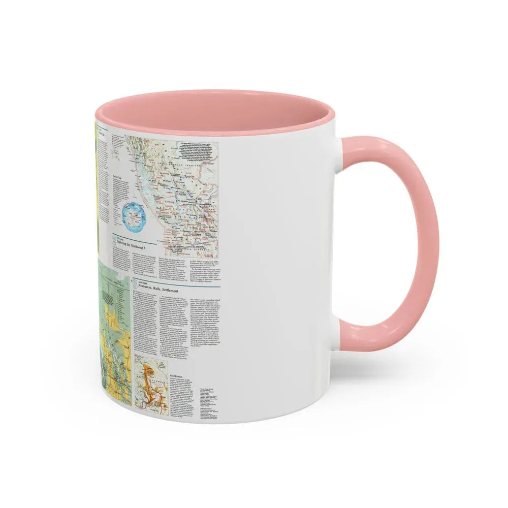 Canada - British Columbia 2 (1992) (Map) Accent Coffee Mug - Go Mug Yourself