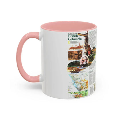 Canada - British Columbia 2 (1992) (Map) Accent Coffee Mug - Go Mug Yourself