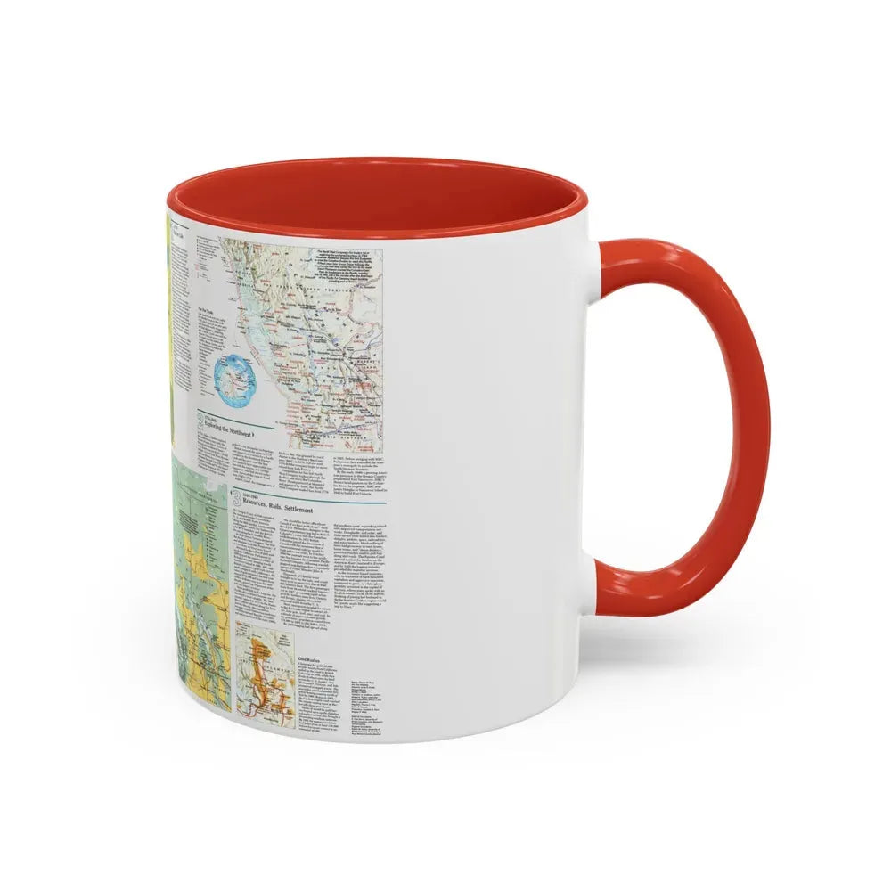 Canada - British Columbia 2 (1992) (Map) Accent Coffee Mug - Go Mug Yourself