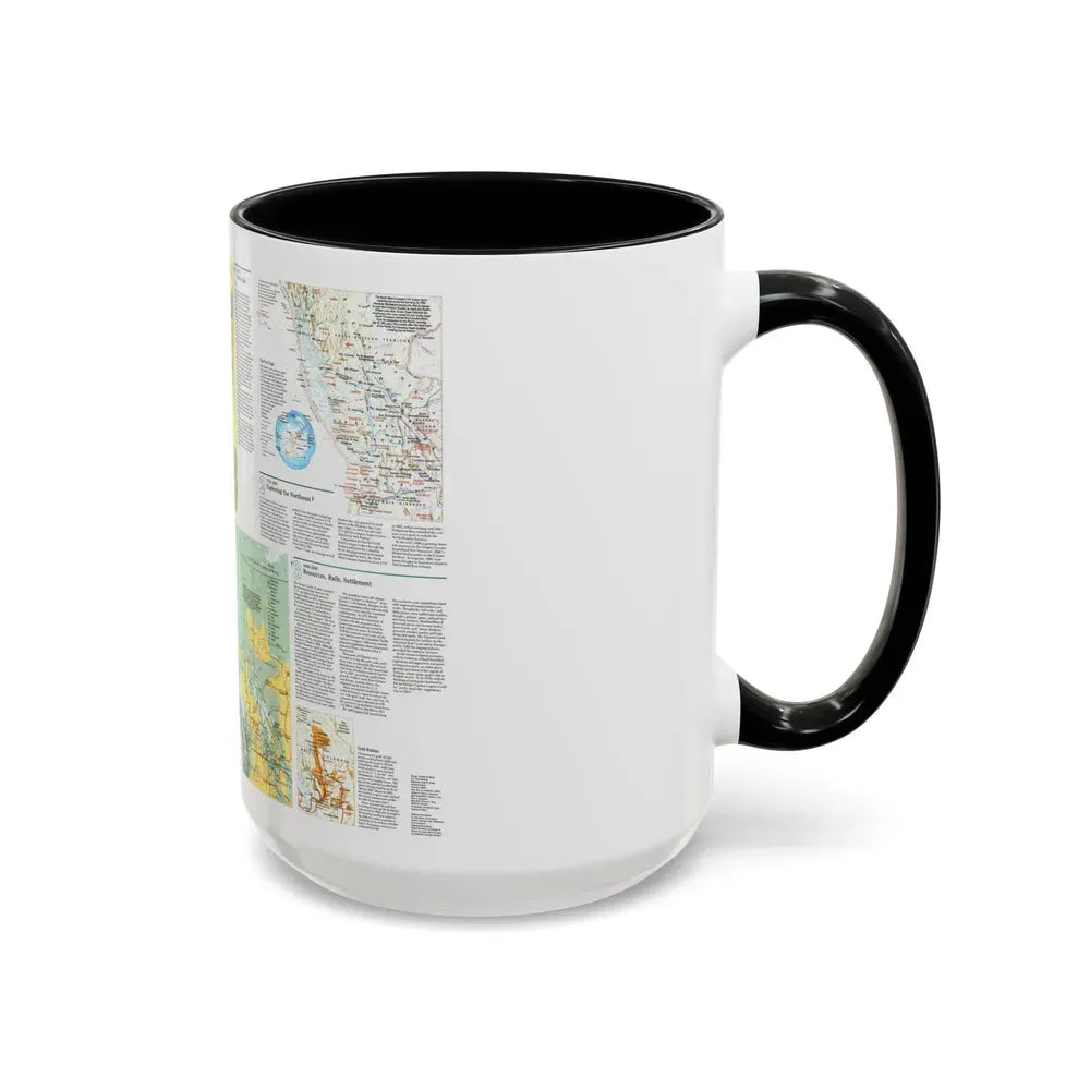 Canada - British Columbia 2 (1992) (Map) Accent Coffee Mug - Go Mug Yourself