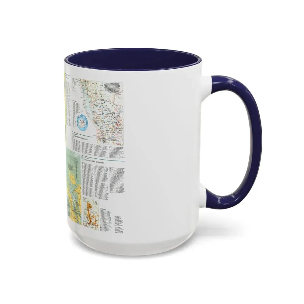 Canada - British Columbia 2 (1992) (Map) Accent Coffee Mug - Go Mug Yourself