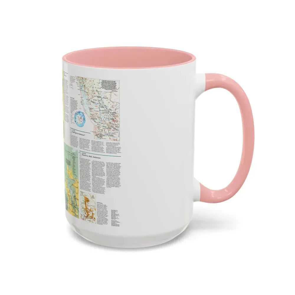 Canada - British Columbia 2 (1992) (Map) Accent Coffee Mug - Go Mug Yourself