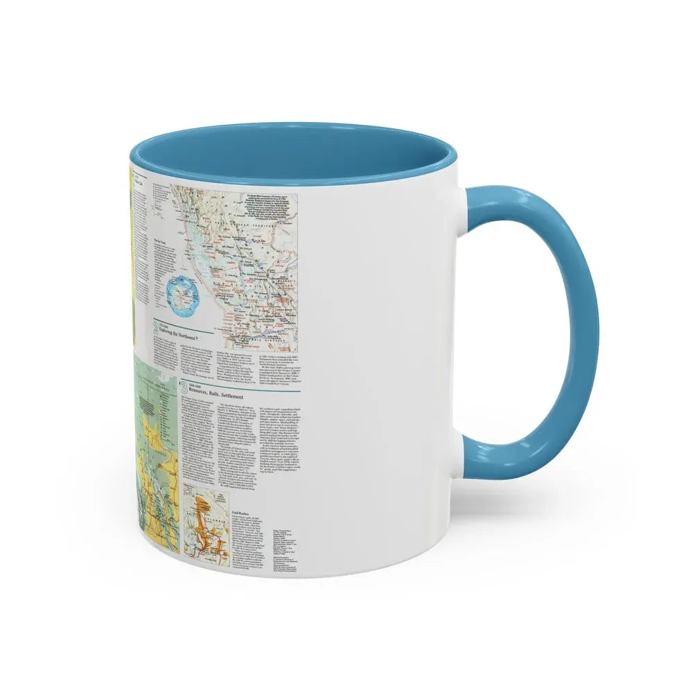 Canada - British Columbia 2 (1992) (Map) Accent Coffee Mug - Go Mug Yourself
