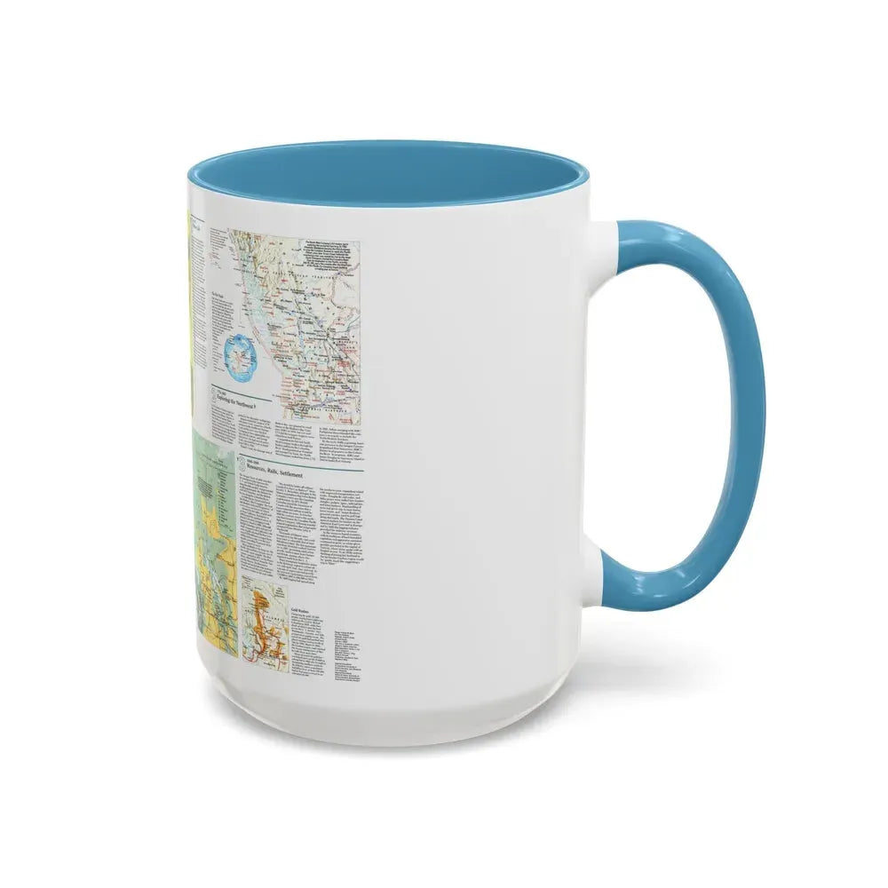 Canada - British Columbia 2 (1992) (Map) Accent Coffee Mug - Go Mug Yourself