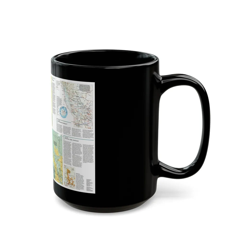 Canada - British Columbia 2 (1992) (Map) Black Coffee Mug-Go Mug Yourself