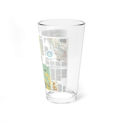 Canada - British Columbia 2 (1992) (Map) Pint Glass 16oz-Go Mug Yourself