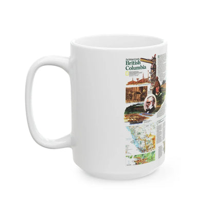 Canada - British Columbia 2 (1992) (Map) White Coffee Mug-Go Mug Yourself