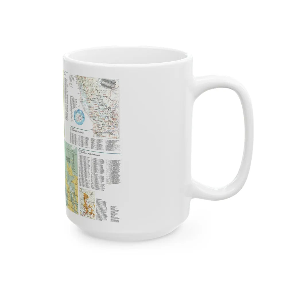 Canada - British Columbia 2 (1992) (Map) White Coffee Mug-Go Mug Yourself