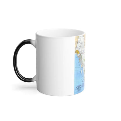 Canada - British Columbia, Alberta & Yukon (1978) (Map) Color Changing Mug 11oz-Go Mug Yourself