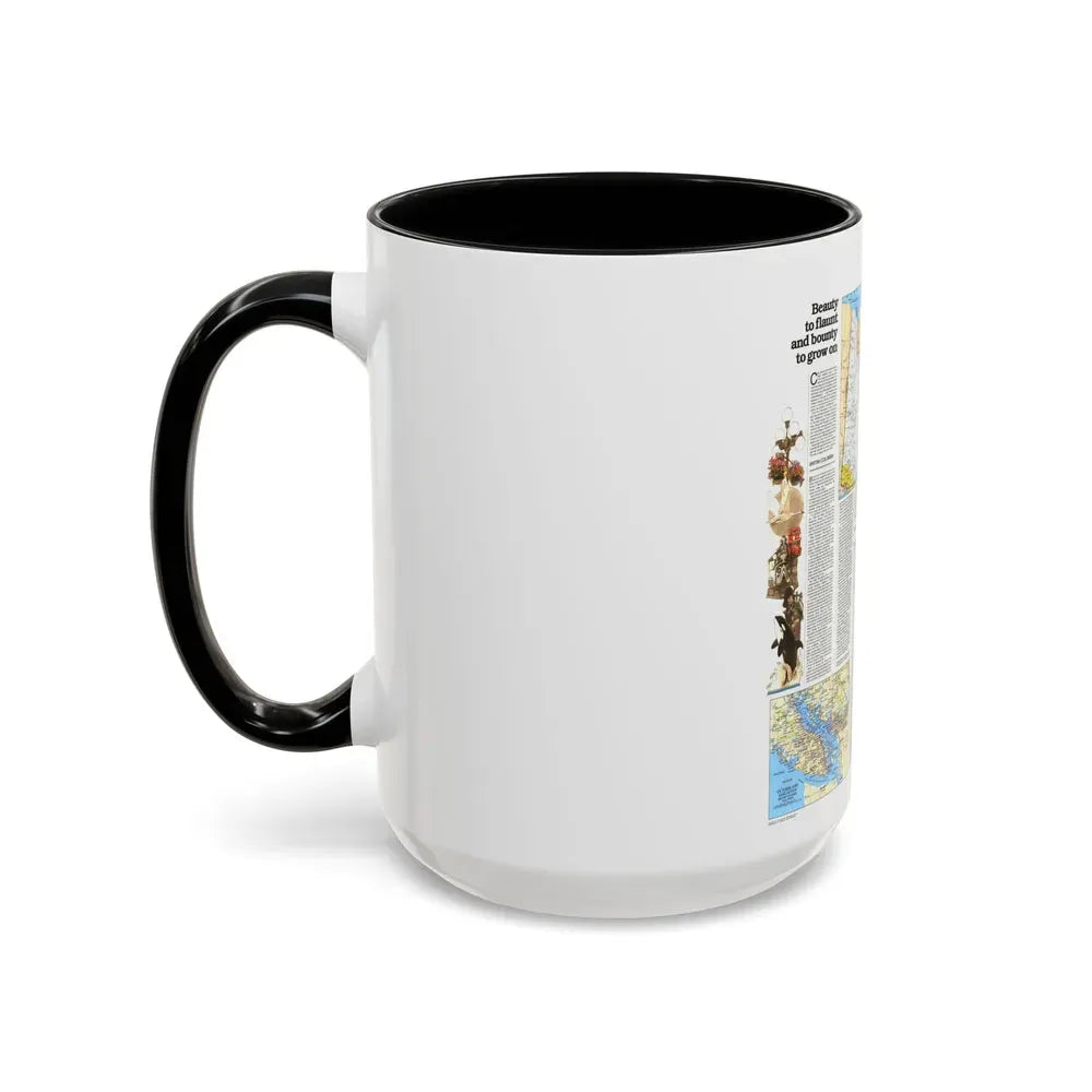Canada - British Columbia, Alberta & Yukon 2 (1978) (Map) Accent Coffee Mug - Go Mug Yourself