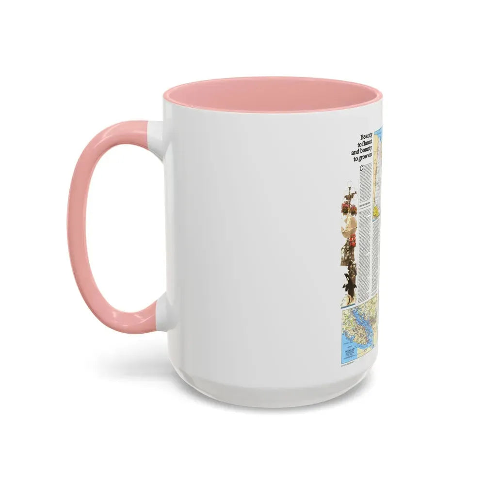 Canada - British Columbia, Alberta & Yukon 2 (1978) (Map) Accent Coffee Mug - Go Mug Yourself