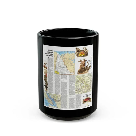 Canada - British Columbia, Alberta & Yukon 2 (1978) (Map) Black Coffee Mug 15oz - Go Mug Yourself