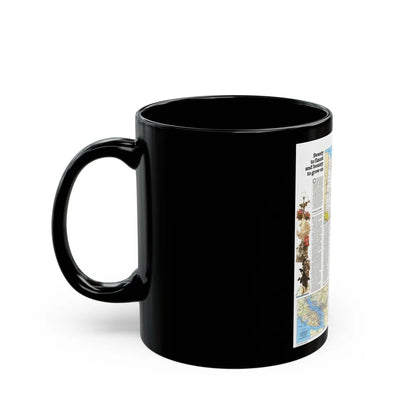 Canada - British Columbia, Alberta & Yukon 2 (1978) (Map) Black Coffee Mug-Go Mug Yourself